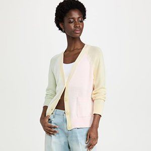 525 colorblock cardigan sweater